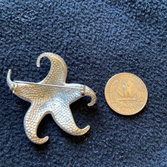 Anne Klein Starfish Pin, EUC - Picture 3 of 4